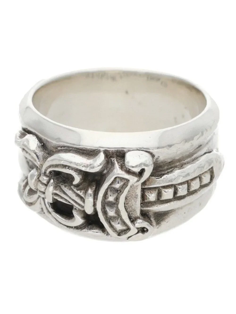 Chrome Hearts Dagger Silver Ring
